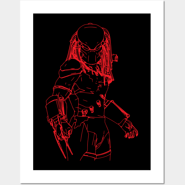 The Hunter - Predator Wall Art by 3Zetas Digital Creations